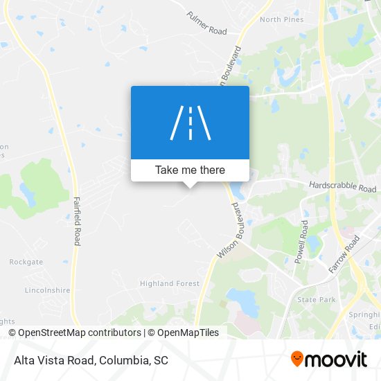 Alta Vista Road map