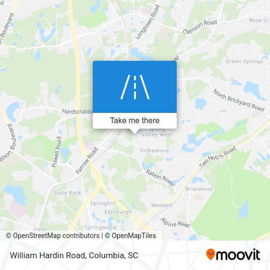 William Hardin Road map