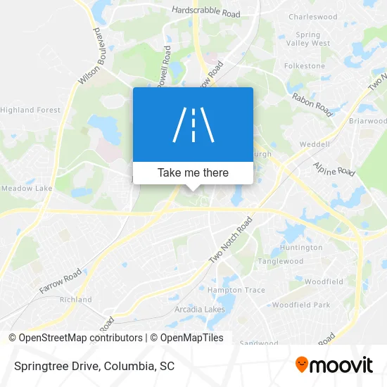 Springtree Drive map