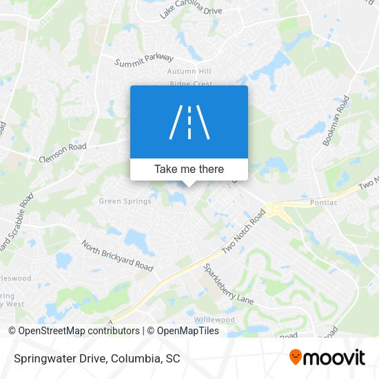 Mapa de Springwater Drive