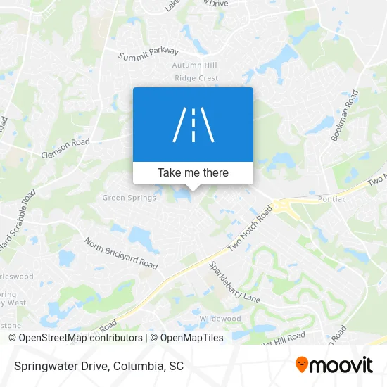 Springwater Drive map