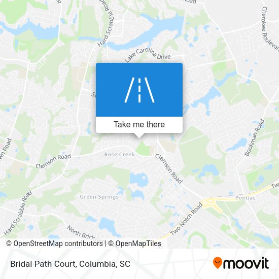 Bridal Path Court map