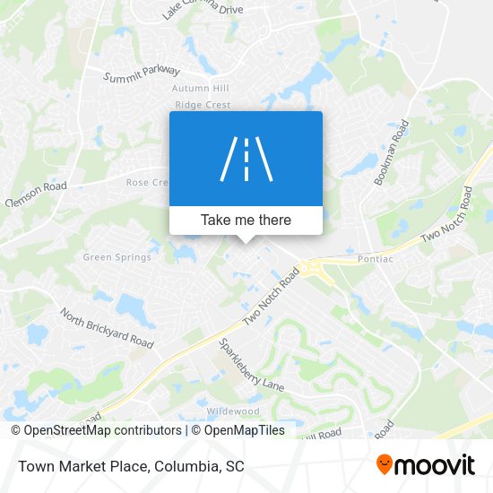 Town Market Place map