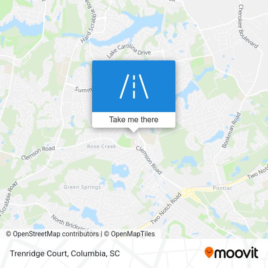 Mapa de Trenridge Court
