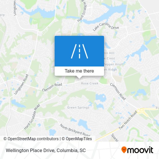 Mapa de Wellington Place Drive