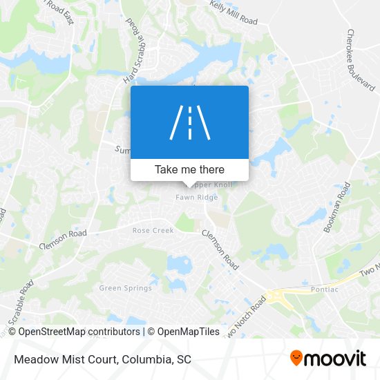 Meadow Mist Court map