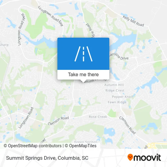 Summit Springs Drive map
