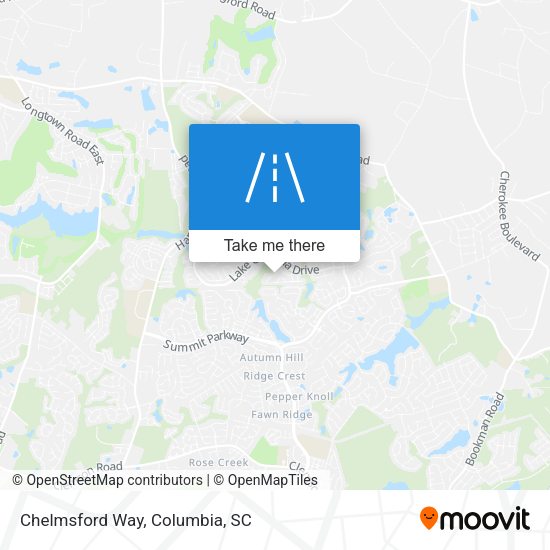 Mapa de Chelmsford Way
