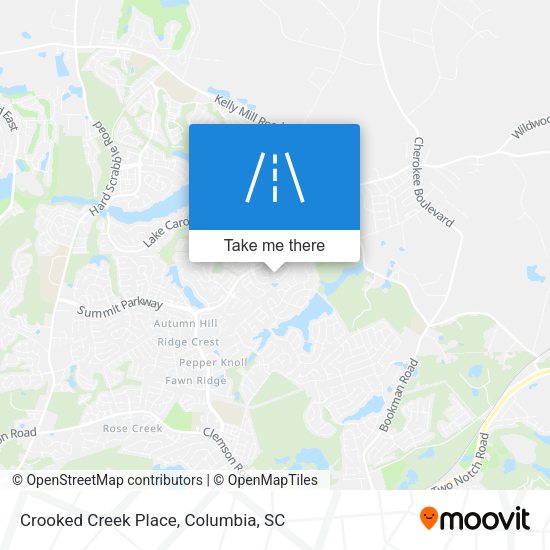 Mapa de Crooked Creek Place