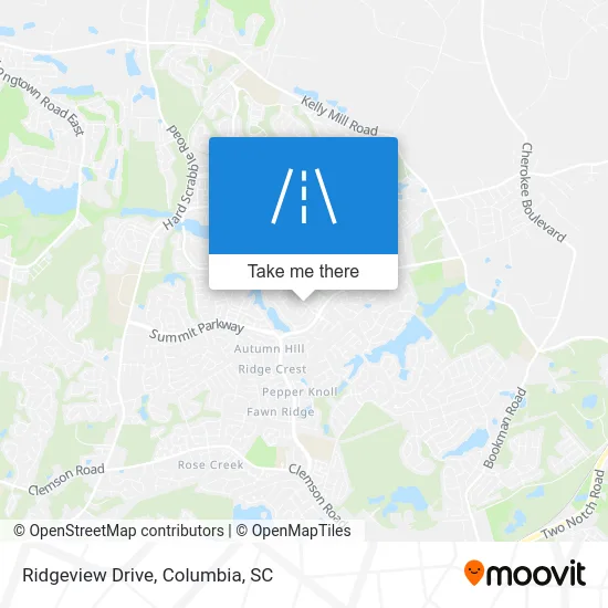 Ridgeview Drive map