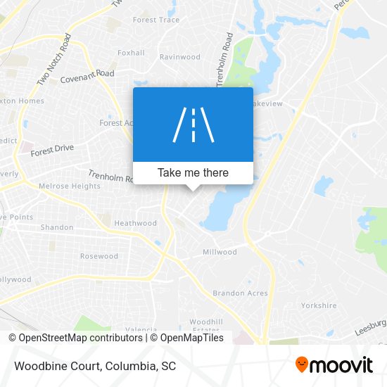 Mapa de Woodbine Court