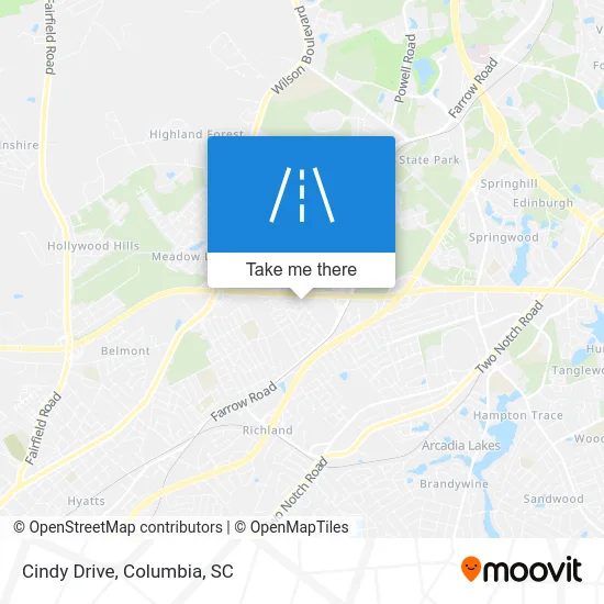 Cindy Drive map