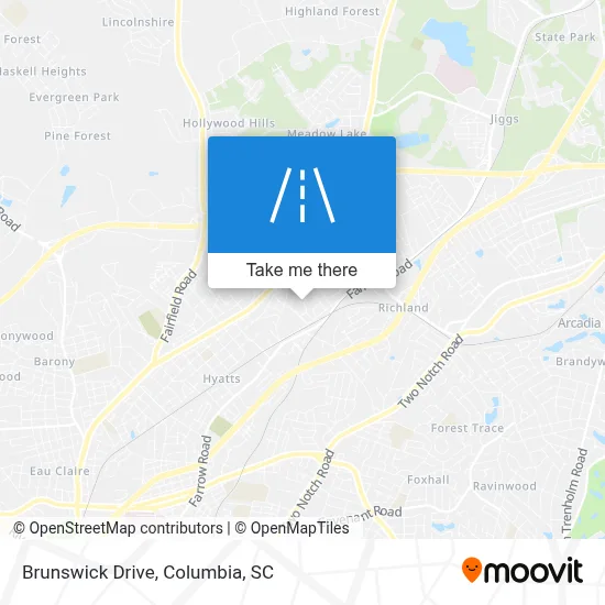 Brunswick Drive map