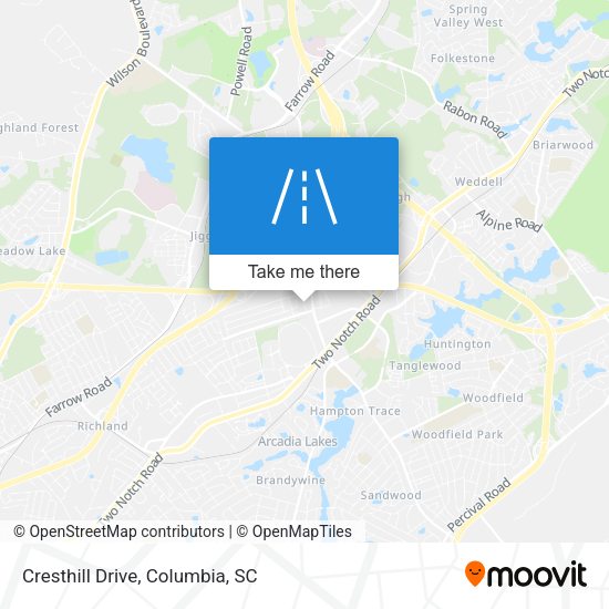 Mapa de Cresthill Drive