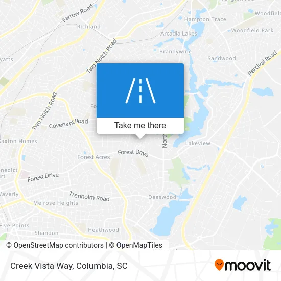 Creek Vista Way map