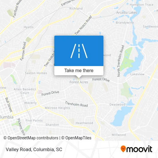 Valley Road map