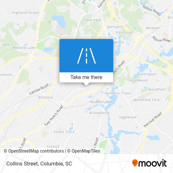 Mapa de Collins Street