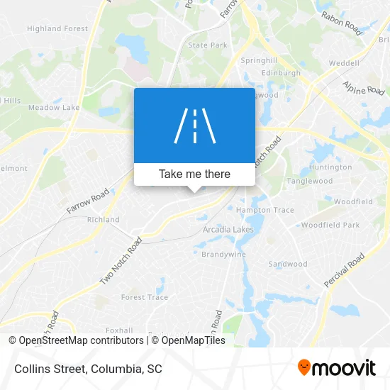 Collins Street map
