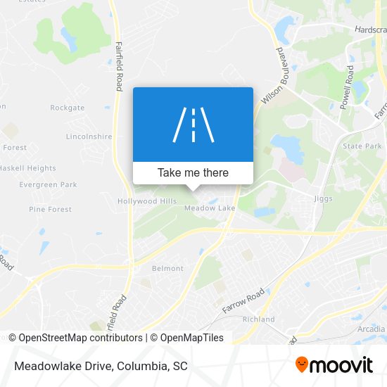 Mapa de Meadowlake Drive