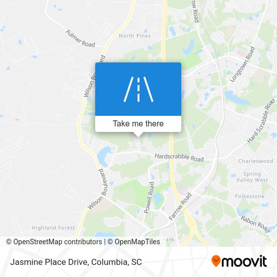 Mapa de Jasmine Place Drive