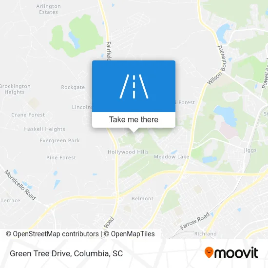 Green Tree Drive map