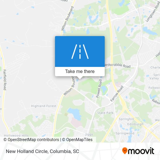 New Holland Circle map
