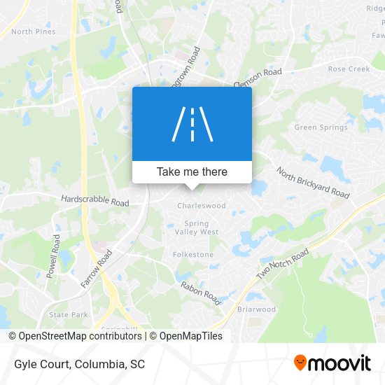 Mapa de Gyle Court