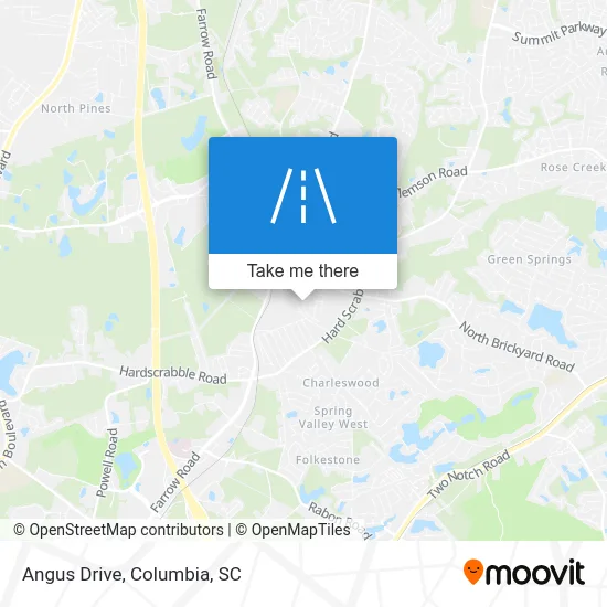 Angus Drive map