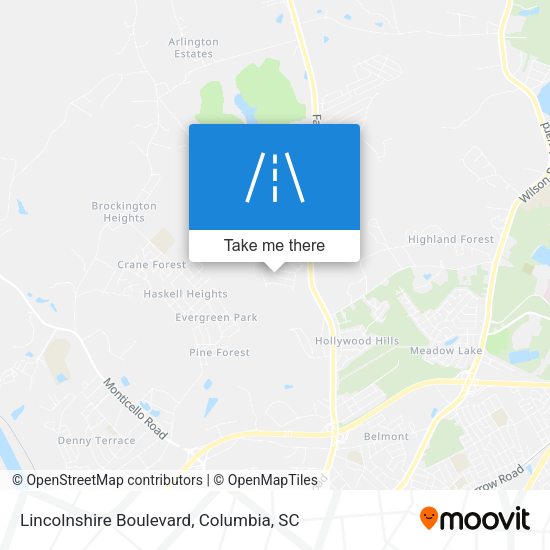 Lincolnshire Boulevard map