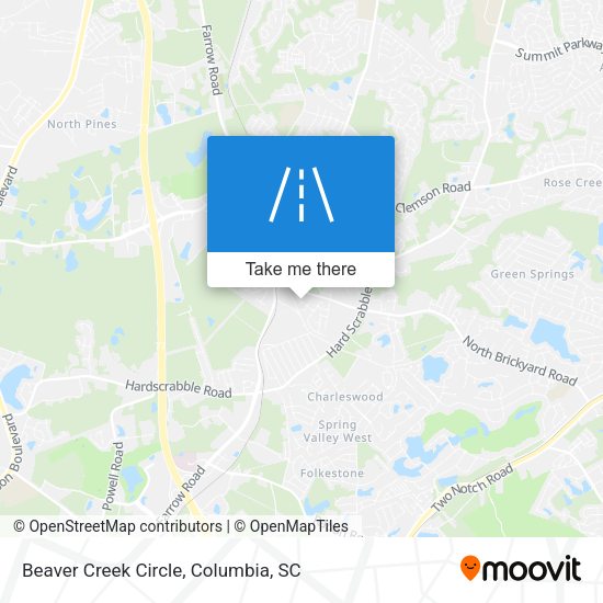 Mapa de Beaver Creek Circle