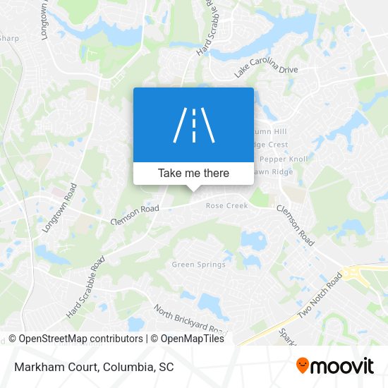 Mapa de Markham Court