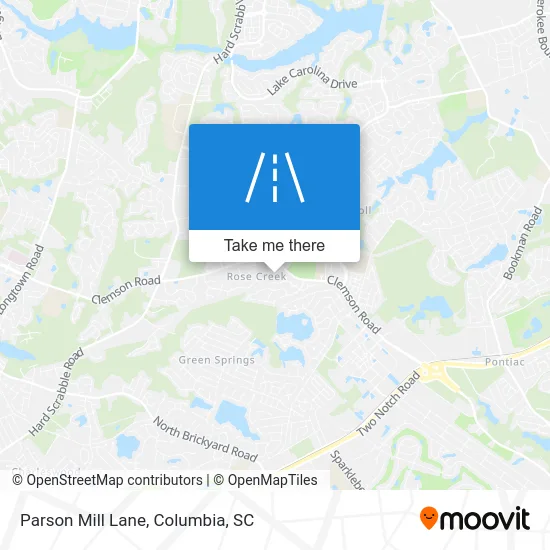 Parson Mill Lane map