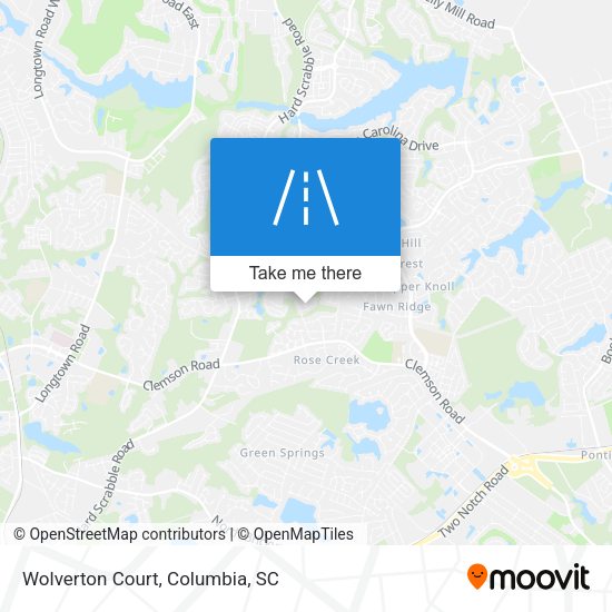 Mapa de Wolverton Court