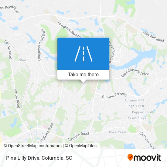 Mapa de Pine Lilly Drive