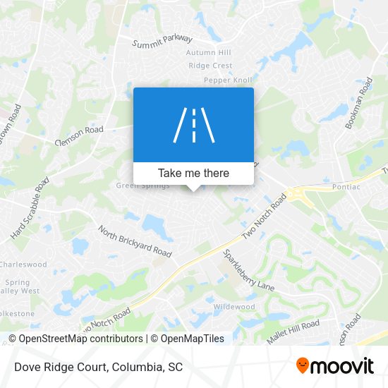 Dove Ridge Court map