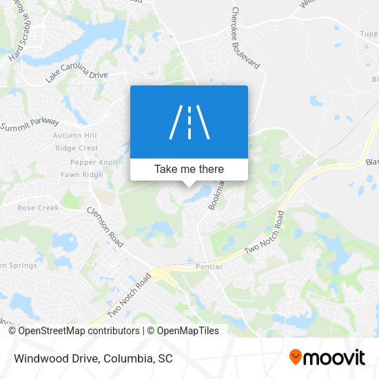 Windwood Drive map