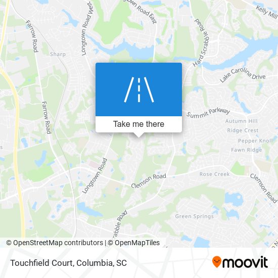 Touchfield Court map