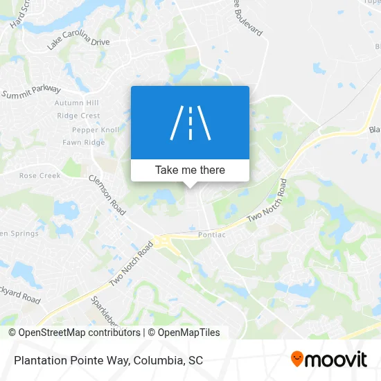 Plantation Pointe Way map