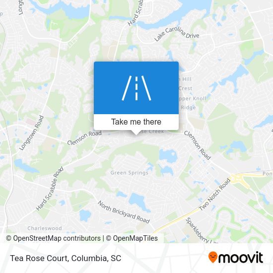 Mapa de Tea Rose Court