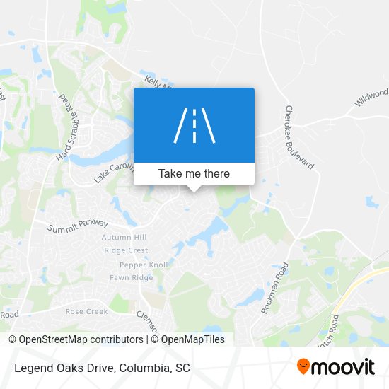 Mapa de Legend Oaks Drive