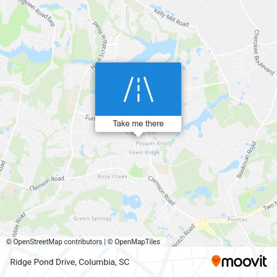 Mapa de Ridge Pond Drive