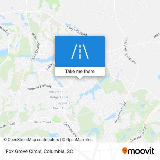 Mapa de Fox Grove Circle