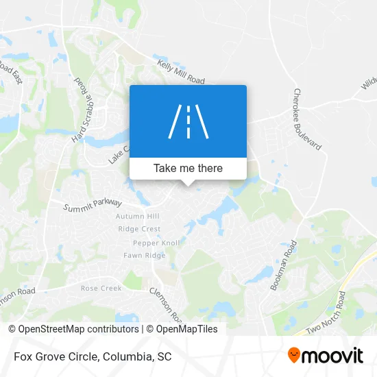 Fox Grove Circle map