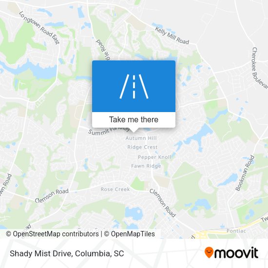 Shady Mist Drive map