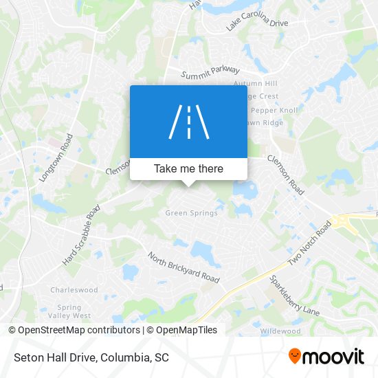 Mapa de Seton Hall Drive
