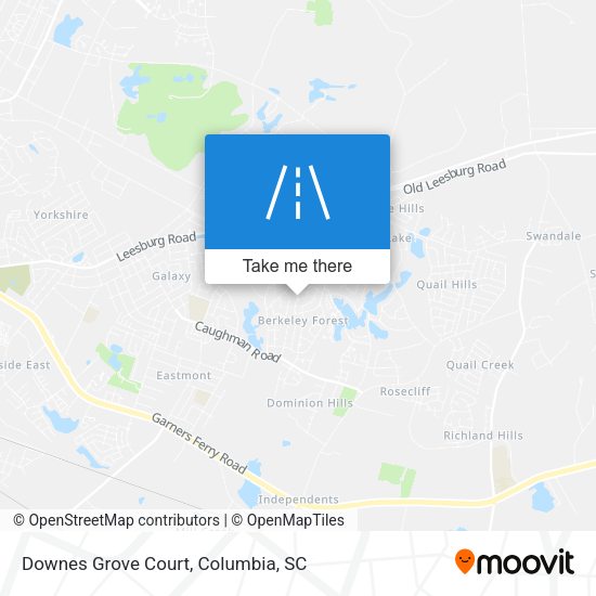 Mapa de Downes Grove Court