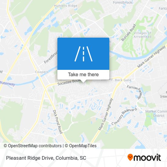 Pleasant Ridge Drive map