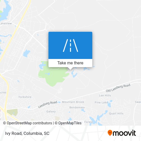 Mapa de Ivy Road