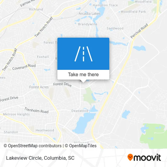 Lakeview Circle map