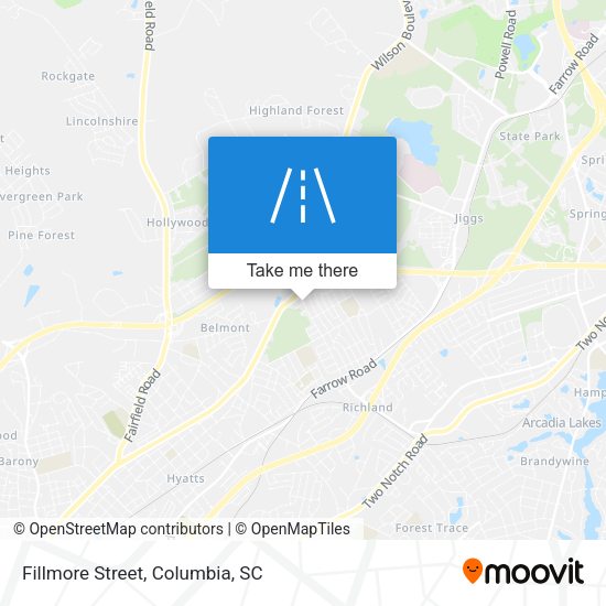 Mapa de Fillmore Street
